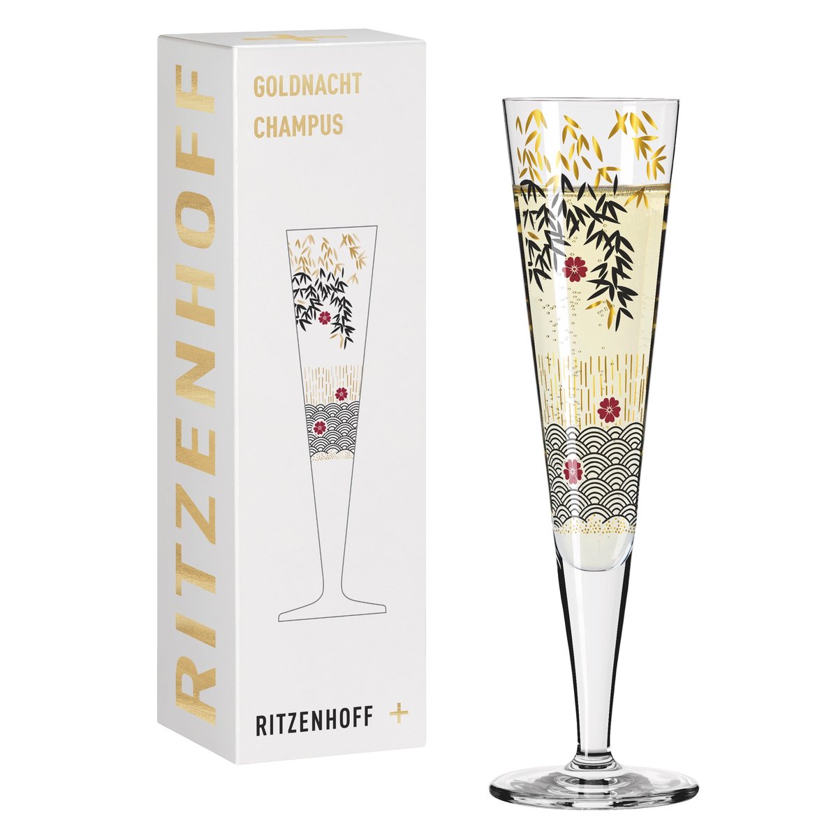 Kieliszek do szampana Ritzenhoff Golden Night, Kathrin Stockebrandt