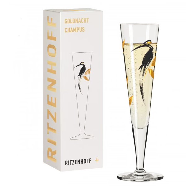 Kieliszek do szampana Ritzenhoff Golden Night, Andrea Arnolt