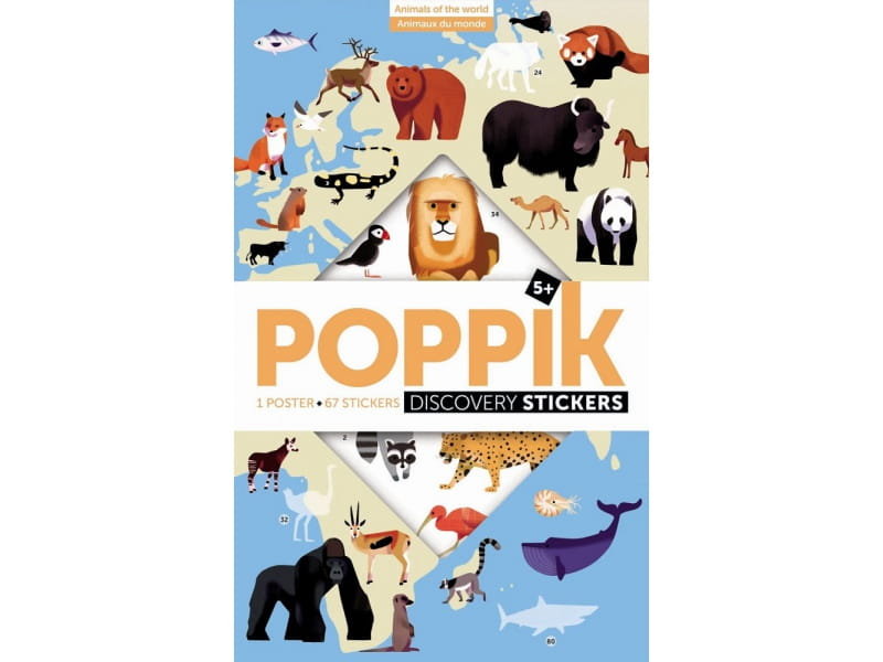 Wyklejanka Zwierzęta Świata Poppik