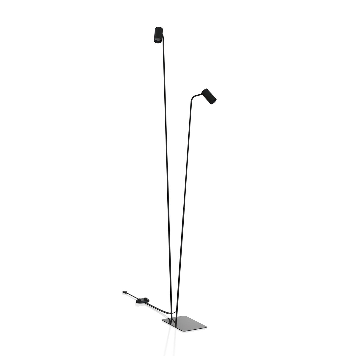 Nowodvorski Lampa podłogowa stojąca podwójna MONO 120cm 10W GU10 czarny