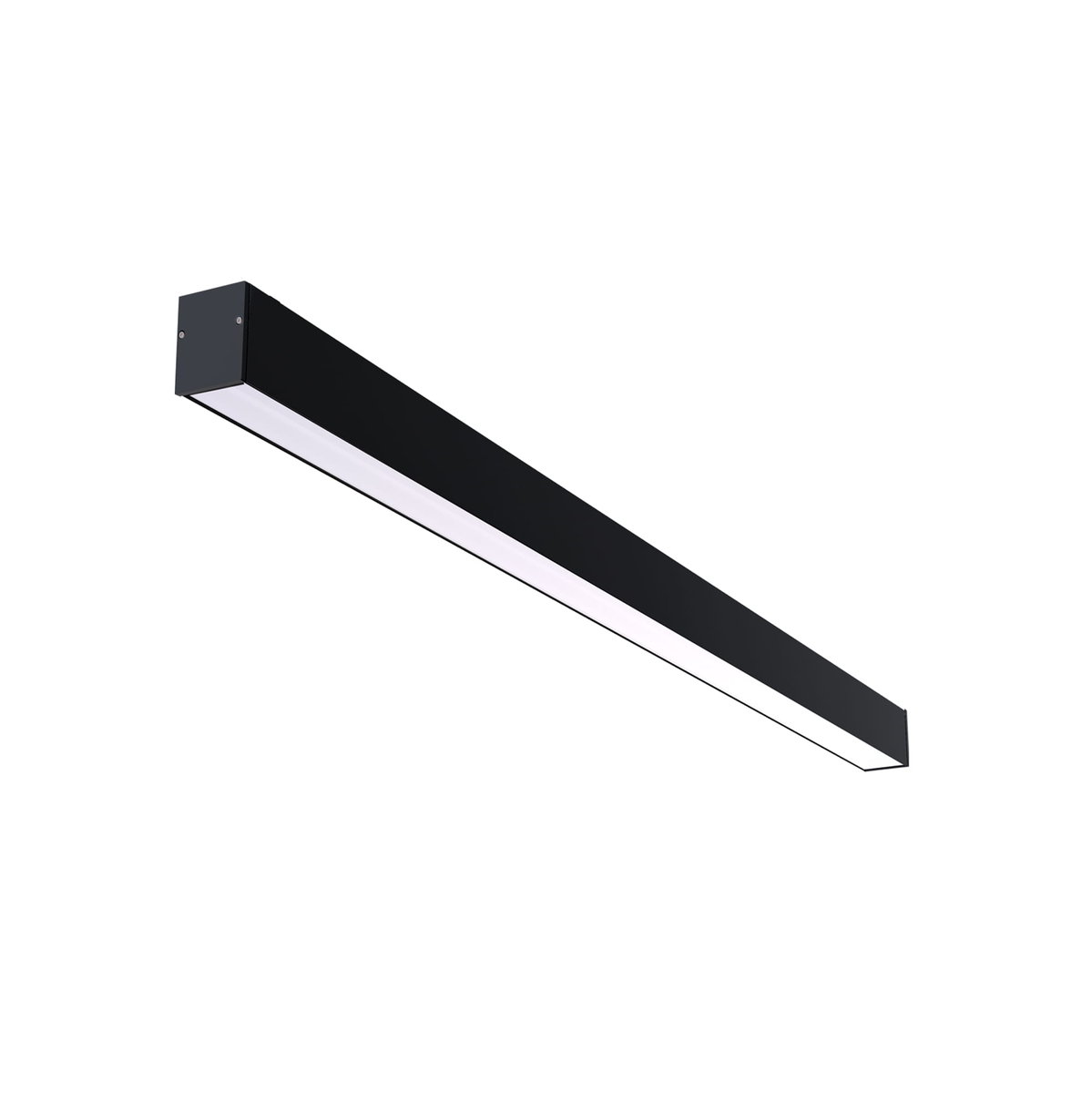 Nowodvorski Liniowa lampa sufitowa do korytarza OFFICE PRO LED 120cm 3000K czarny 10208