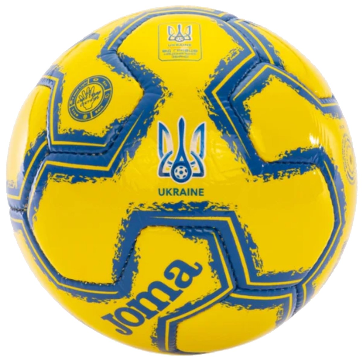 Joma Official Football Federation Ukraine Ball At400727C907, Unisex, Piłki Do Piłki Nożnej, Żółte