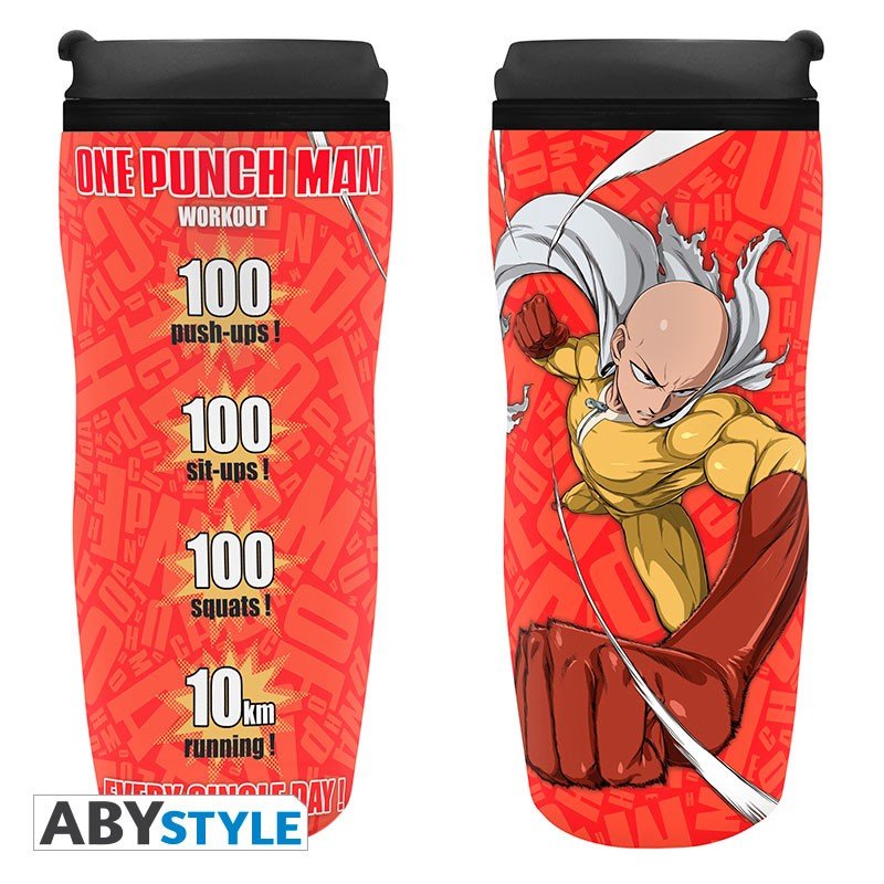 Kubek Podróżny One Punch Man - Saitama