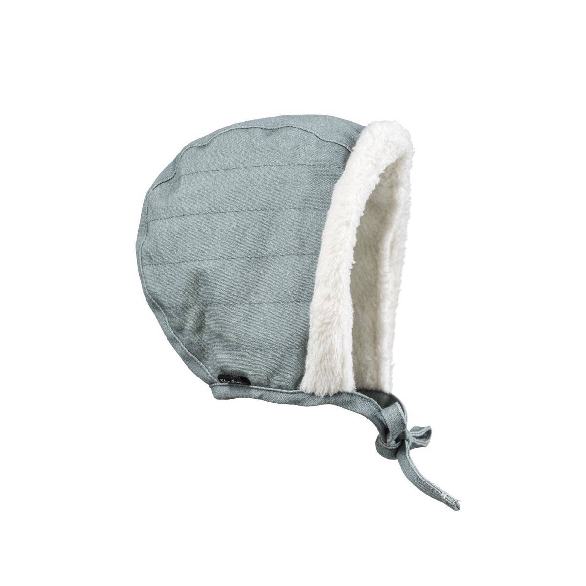 Elodie Details, Pebble Green, Czapka Winter Bonnet, 1-2 lata