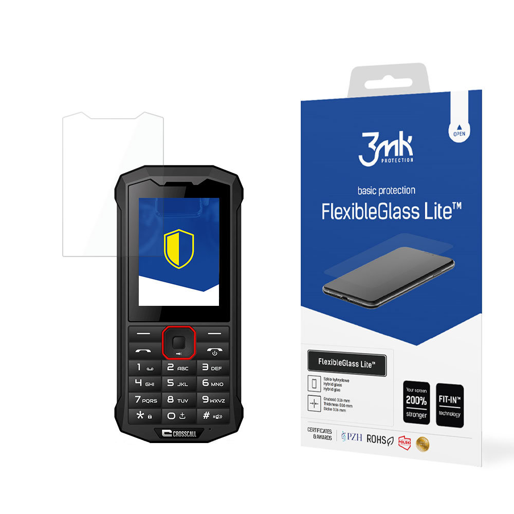 3MK, Crosscall Spider-X4, Szkło hybrydowe, FlexibleGlass Lite