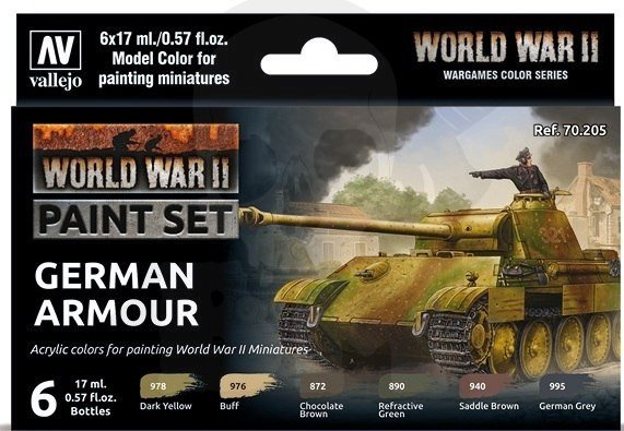 Vallejo Zestaw WWII 70.205 German Armour