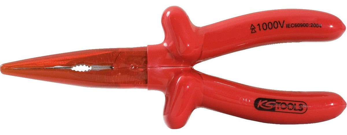 KS TOOLS 1000V Szczypce plasko-okragle,160mm