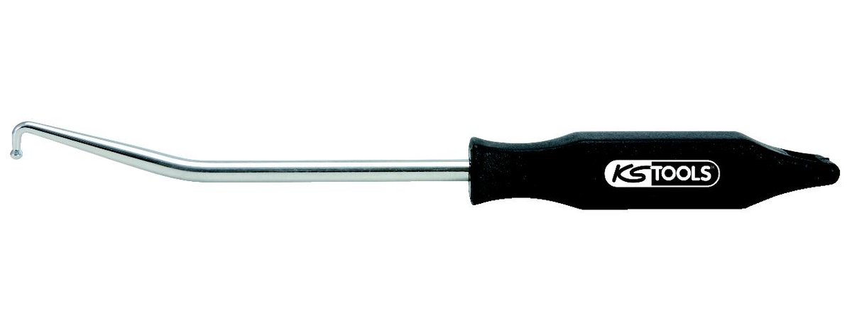 KS TOOLS Haczyk szklarski z kulka, ekstra dlugi,295mm