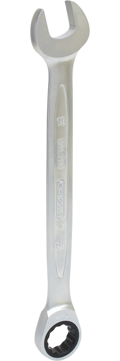 KS Tools 503.4219 Gear Plus zapadkowy klucz płasko oczkowy, 19 MM 5034219