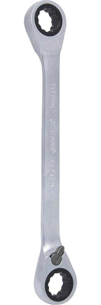 KS Tools Gear Plus przełączana klucz oczkowy z grzechotką, podwójne 503.4573