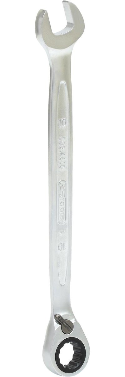 KS Tools 503.4610 Gear Plus zapadkowy klucz płasko oczkowy, przełączany, 10 MM 5034610