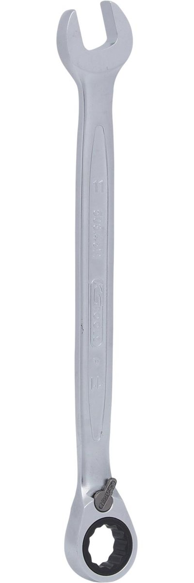 KS Tools 503.4611 Gear Plus zapadkowy klucz płasko oczkowy, przełączany, 11 MM 5034611