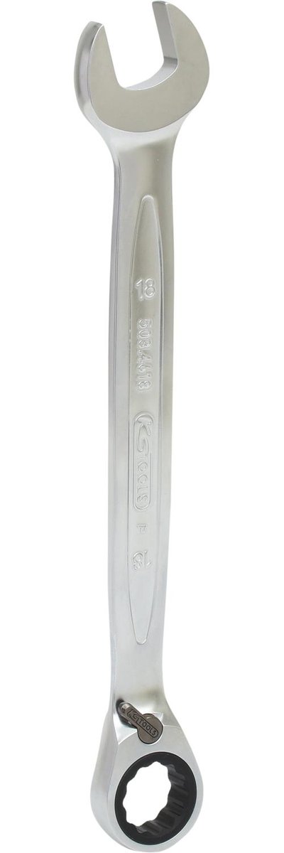 KS Tools 503.4618 Gear Plus zapadkowy klucz płasko oczkowy, przełączany, 18 MM 5034618
