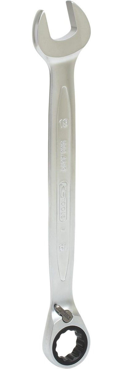KS Tools 503.4619 Gear Plus zapadkowy klucz płasko oczkowy, przełączany, 19 MM 5034619