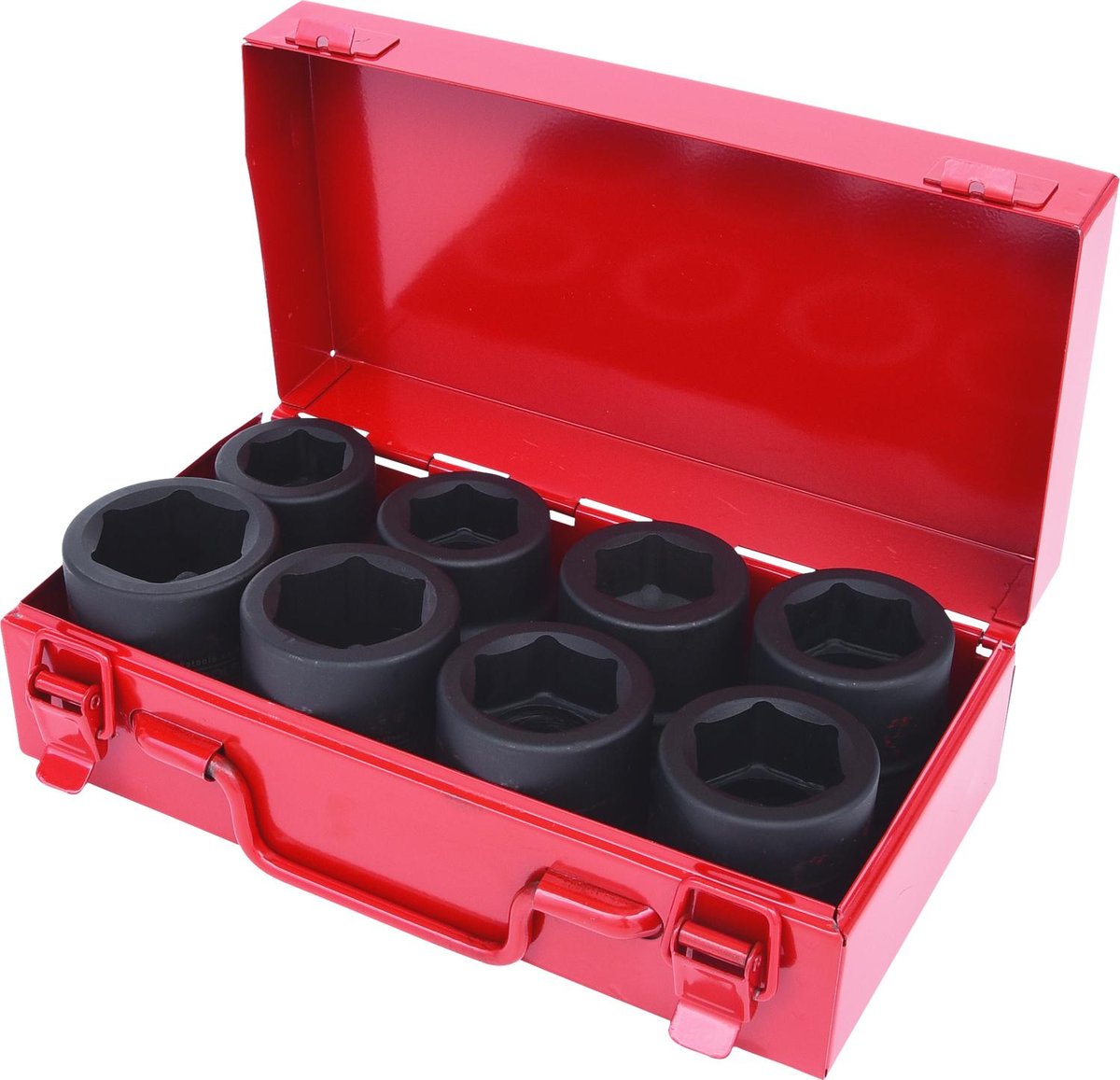 KS Tools Komplet siła klucz nasadowy  515.0610 1 cali z łbem sześciokątnym, krótki, 8-częściowy, 27  38 MM 515.0610