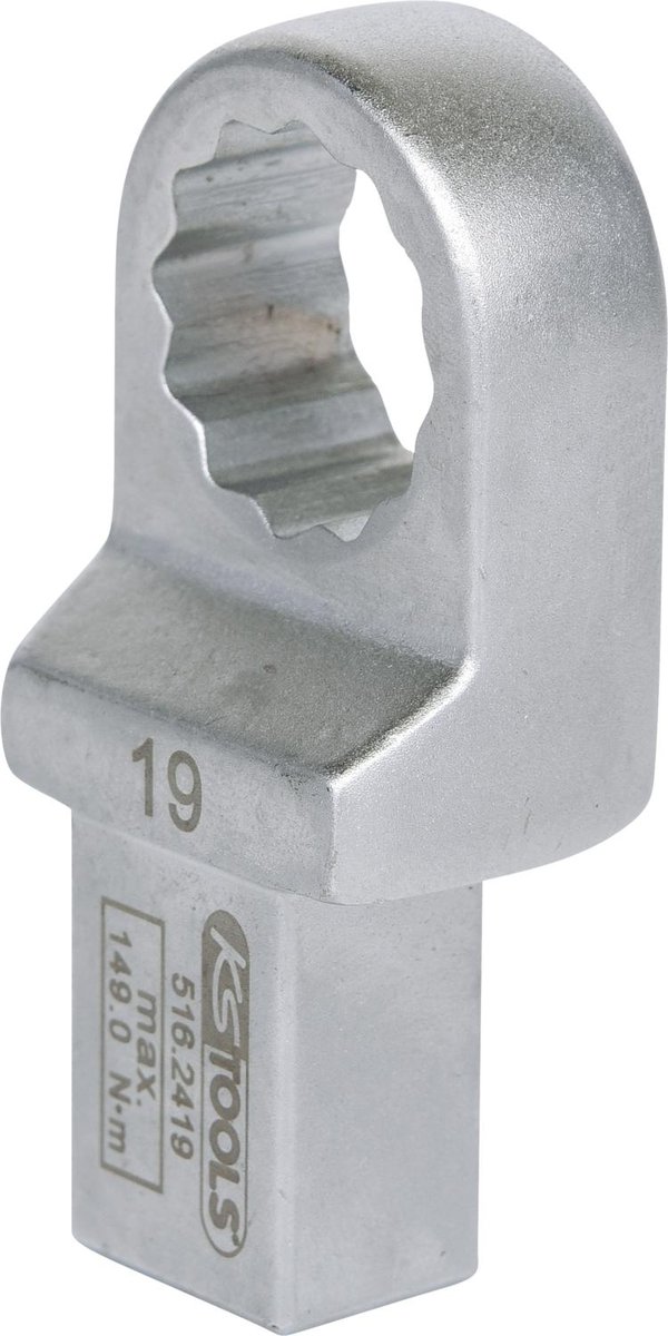KS Tools 516.2419 14 X 18 MM wpuszczany klucz oczkowy, 19 MM