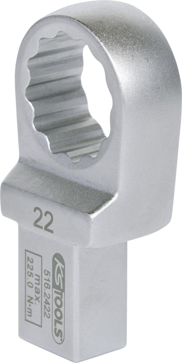 KS TOOLS Nakladany klucz oczkowy, 22mm, 14x18mm