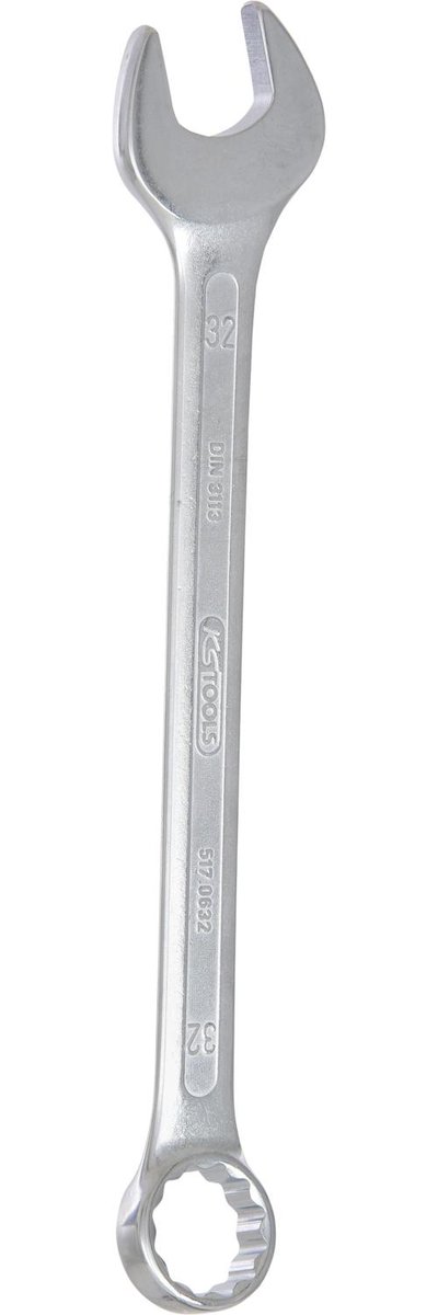 KS Tools 517.0632 Classic klucz oczkowo-płaski, kątowy, 32 MM 4042146078341