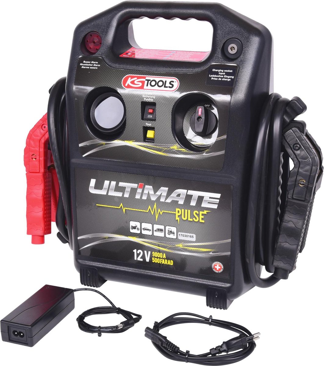 KS TOOLS 12 V Kondensator-Booster - przeno?ne urz?dzenie startowe