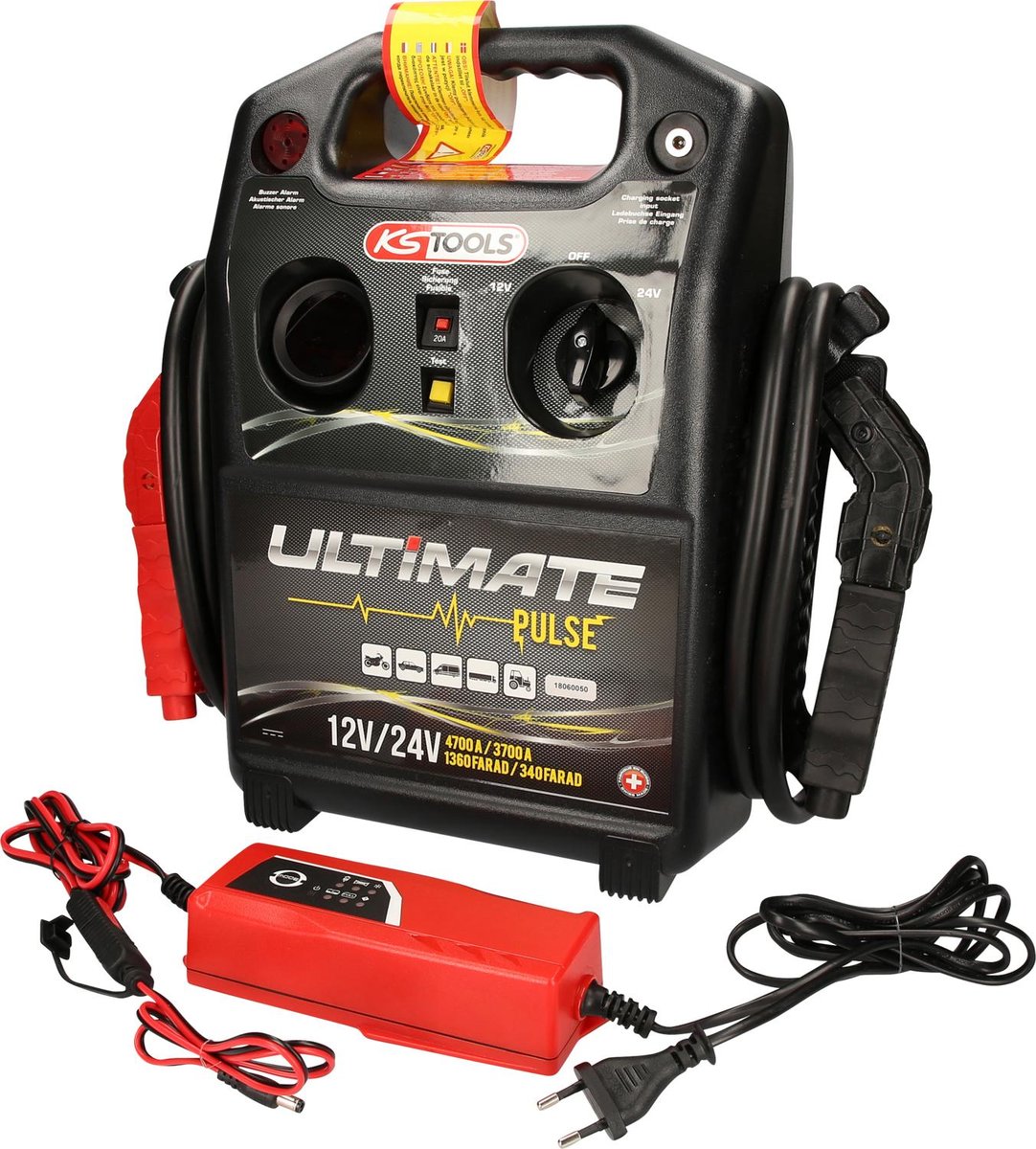 KS TOOLS 12 V / 24 V Kondensator-Booster - przeno?ne urz?dzenie