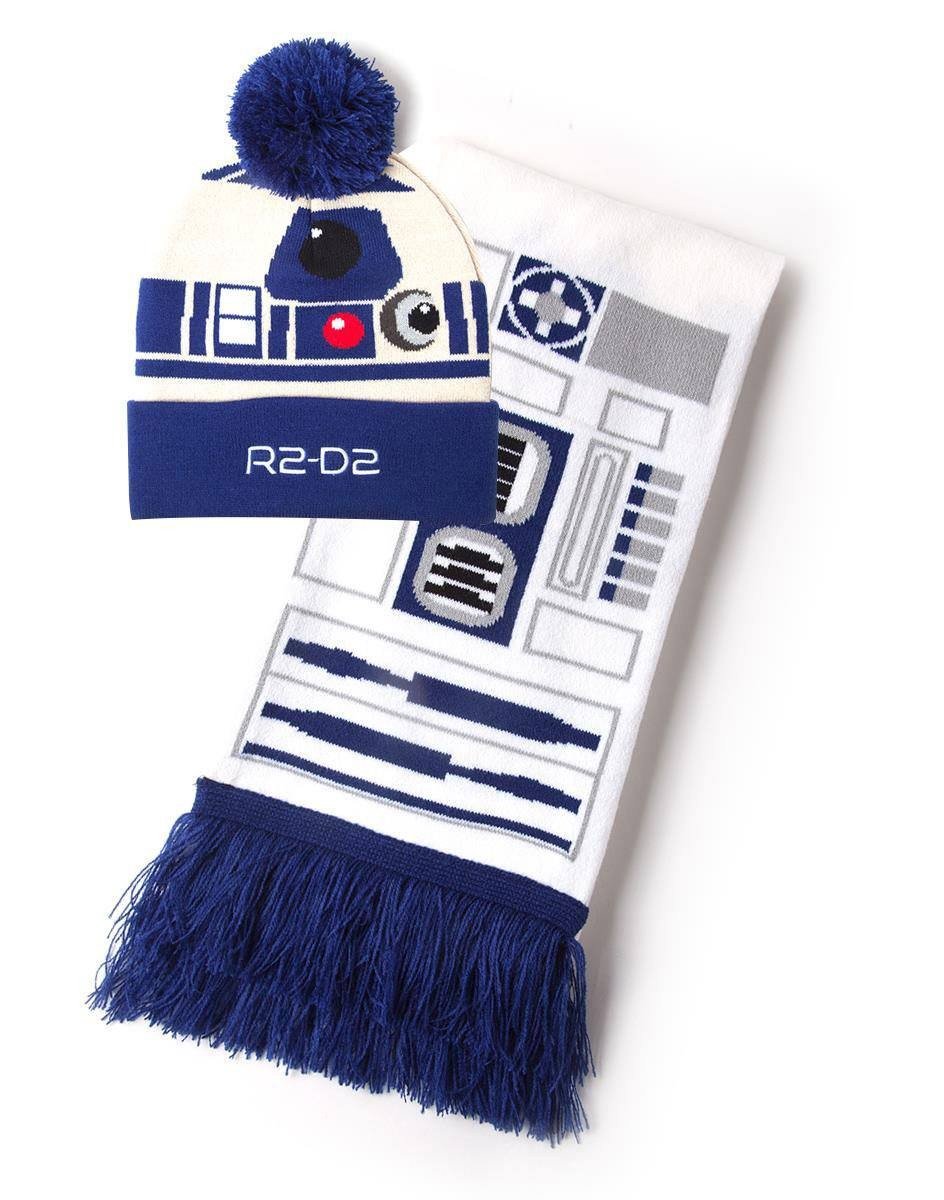 Star Wars - R2-D2  (Zestaw czapka + szalik)
