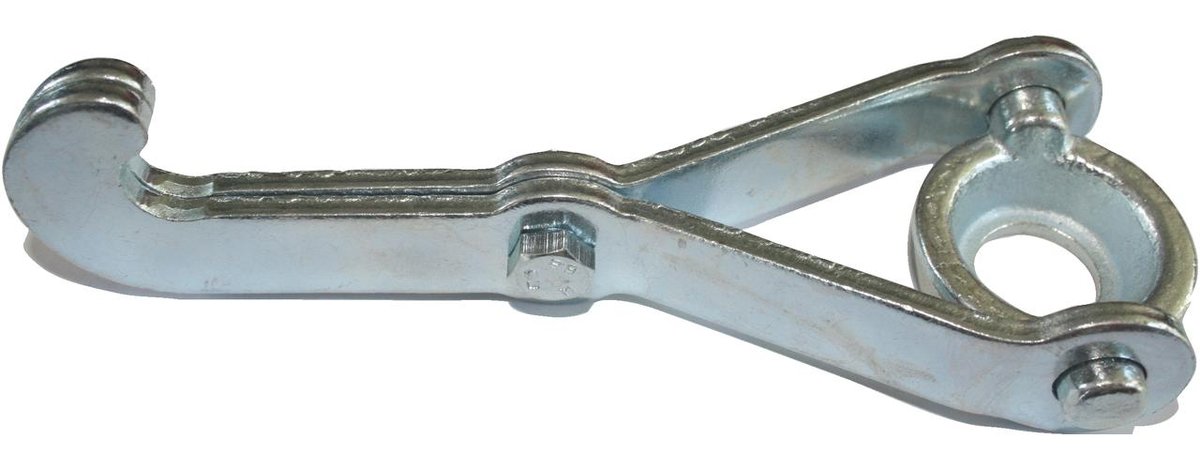 KS TOOLS Hak do ?ci?gacza z pier?cieniem ustalaj?cym Ø14mm + Ø18mm