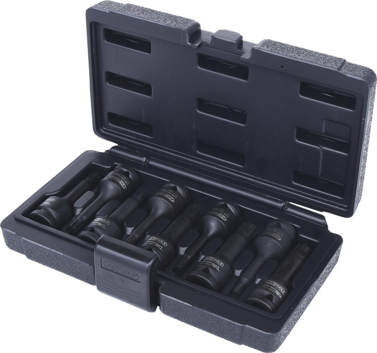 KS Tools 911.0934 1/2 cala Komplet nasadka stykowa bit do śrub RIBE siły, długie, 9-częściowy, M5-M14