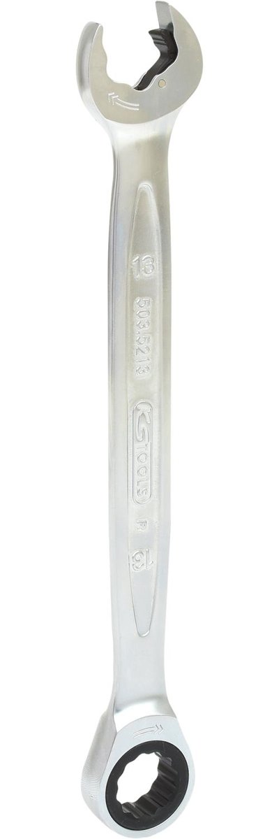 KS Tools 503.5213 zapadkowy klucz płasko oczkowy z funkcją maulratschen, 13 MM 503.5213