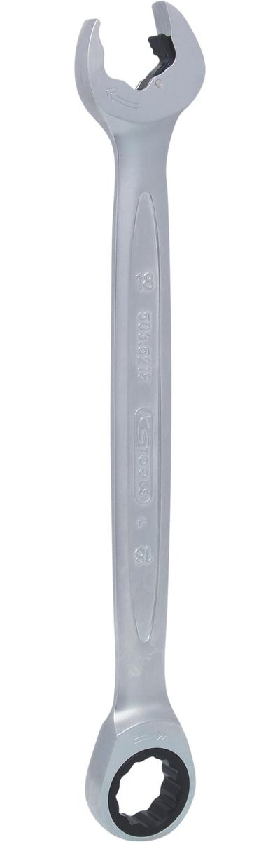 KS Tools 503.5218 zapadkowy klucz płasko oczkowy z funkcją maulratschen, 18 MM 503.5218