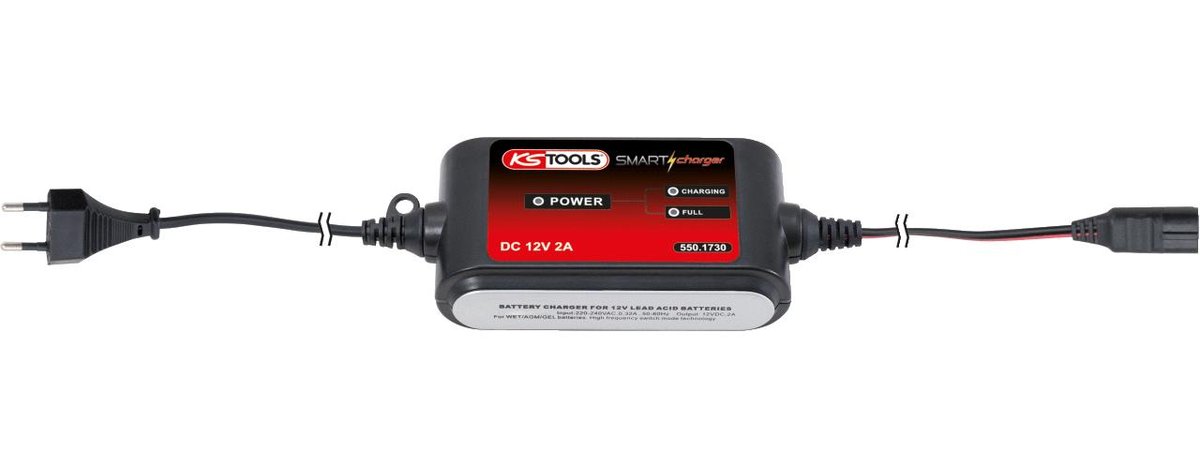 KS TOOLS 12V SMARTcharger ?adowarka do akumulatorów 2A