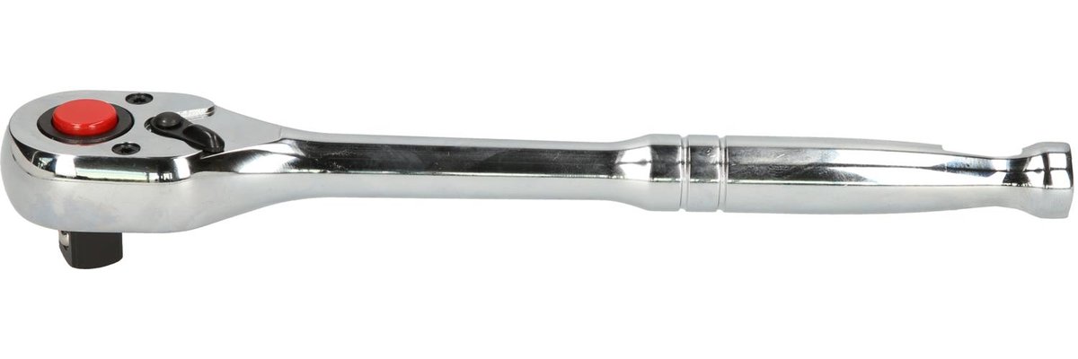 KS TOOLS CHROMEplus Pokretlo przelaczalne, 72 zab,1/2