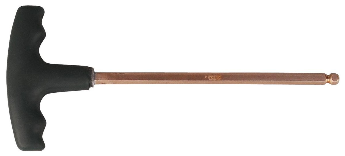 KS TOOLS BERYLLIUM+ kątowy klucz imbusowy z uchwytem T, okrągła