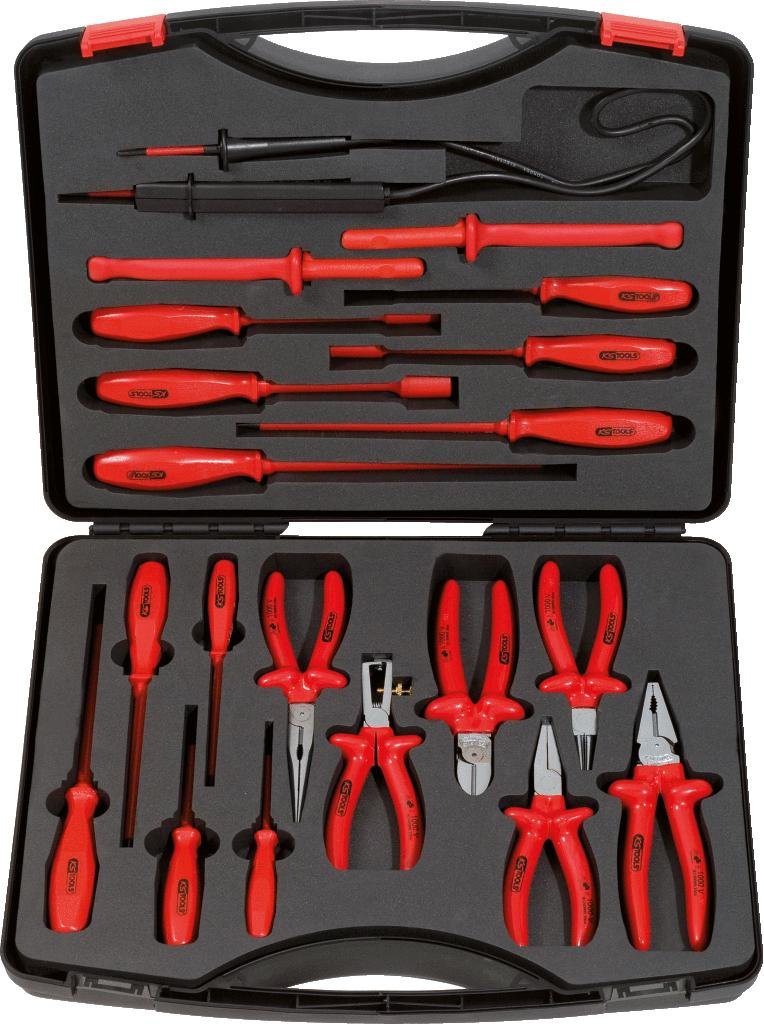 KS TOOLS Izolowana skrzynka na narzedzia, 20-szt