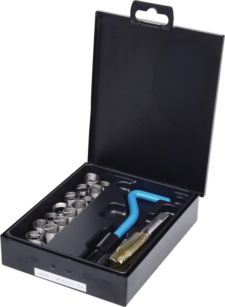 KS TOOLS Zest do naprawy gwintów ze stali nierdzM14 x 1,0 x 1,25 mm,