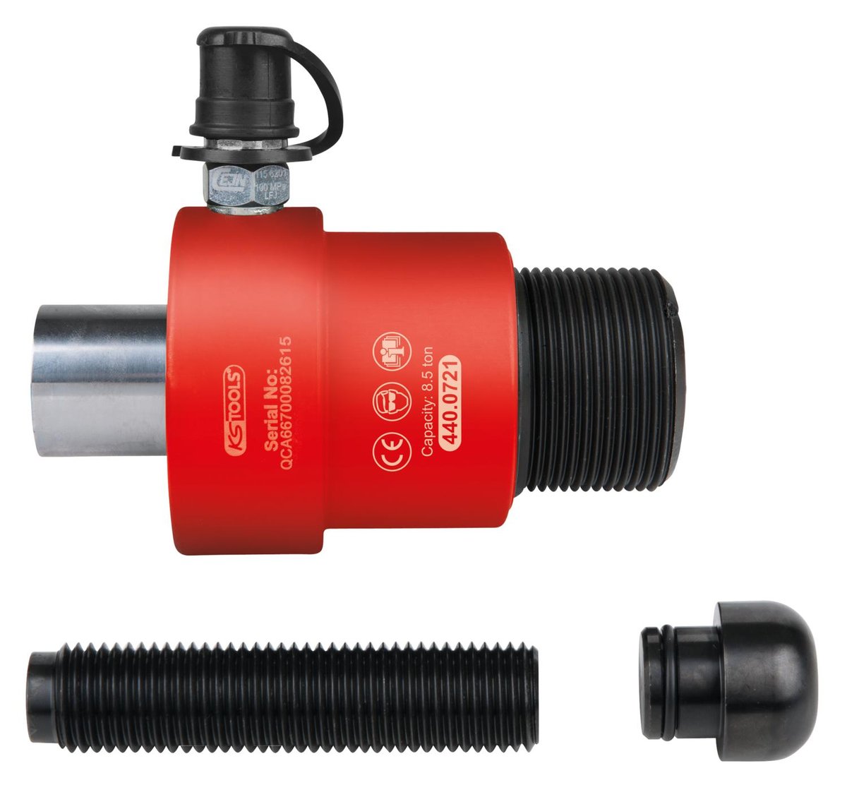 KS TOOLS Zestaw cylindra hydraulicznego, 8,5t, 4-szt