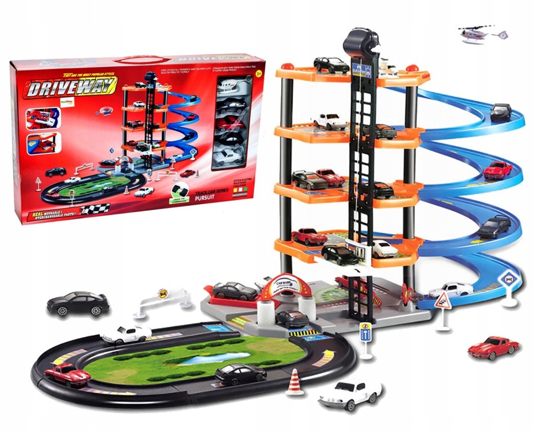 Piętrowy Parking Garaż 5 Poziomów Winda Na Autka Y223