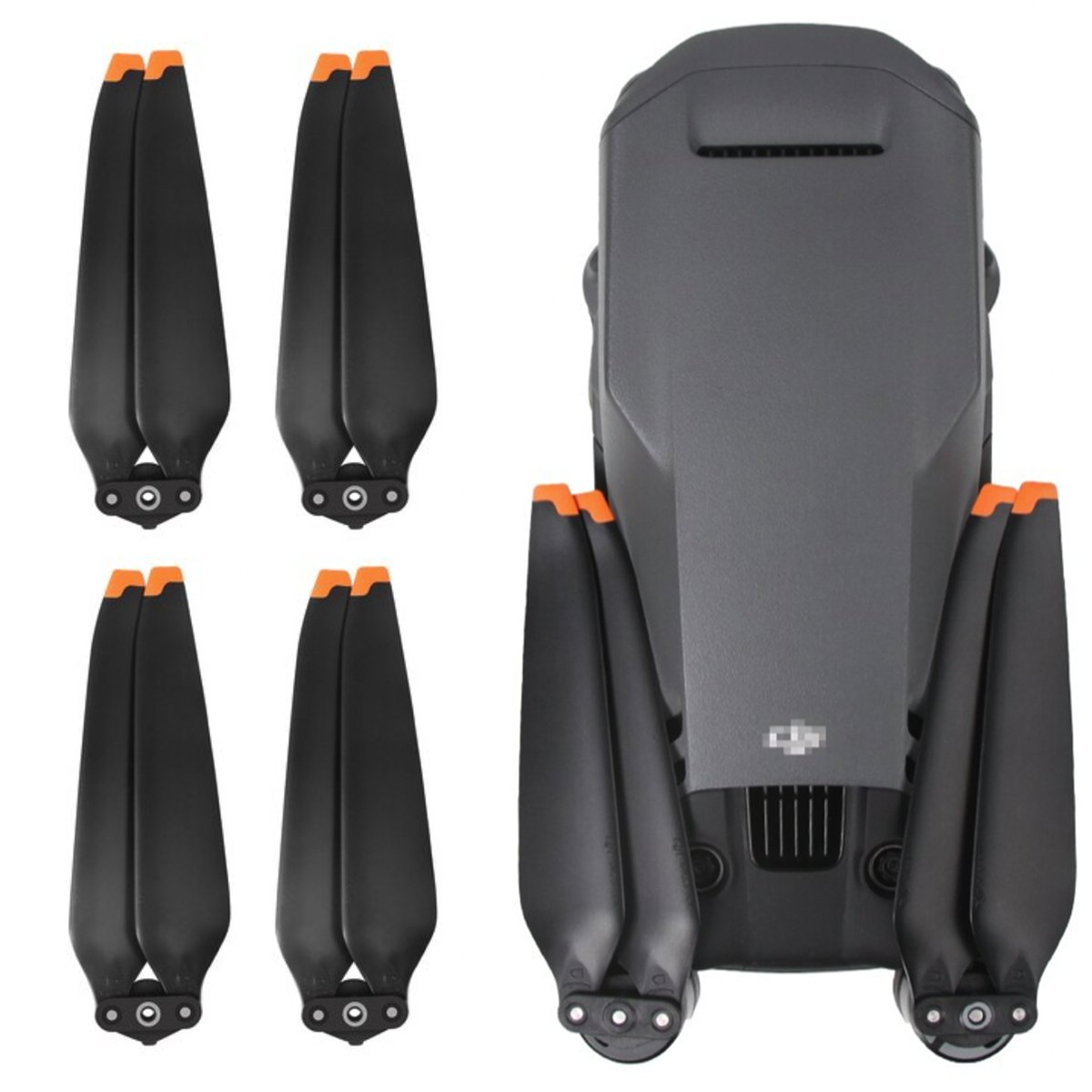 Śmigła Dji Mavic 3 9453F Low Noise Orange 4 Sztuki