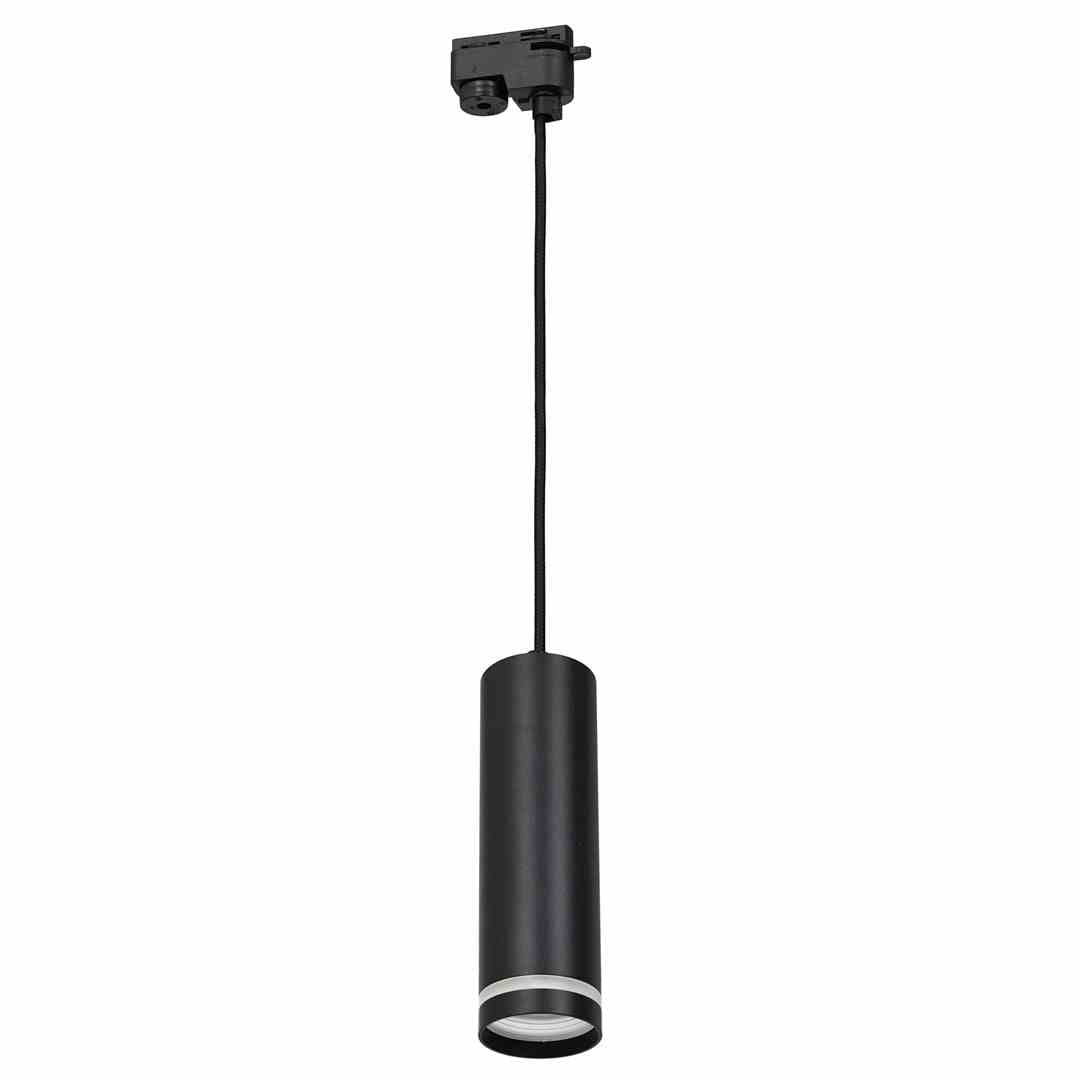 Pipe ECO-LIGHT Ring Track Pendant Light Black 1xGU10 ML7673