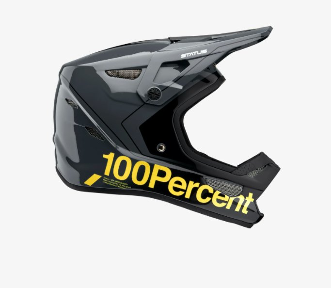 100% kask rowerowy full face STATUS DH/BMX czarny