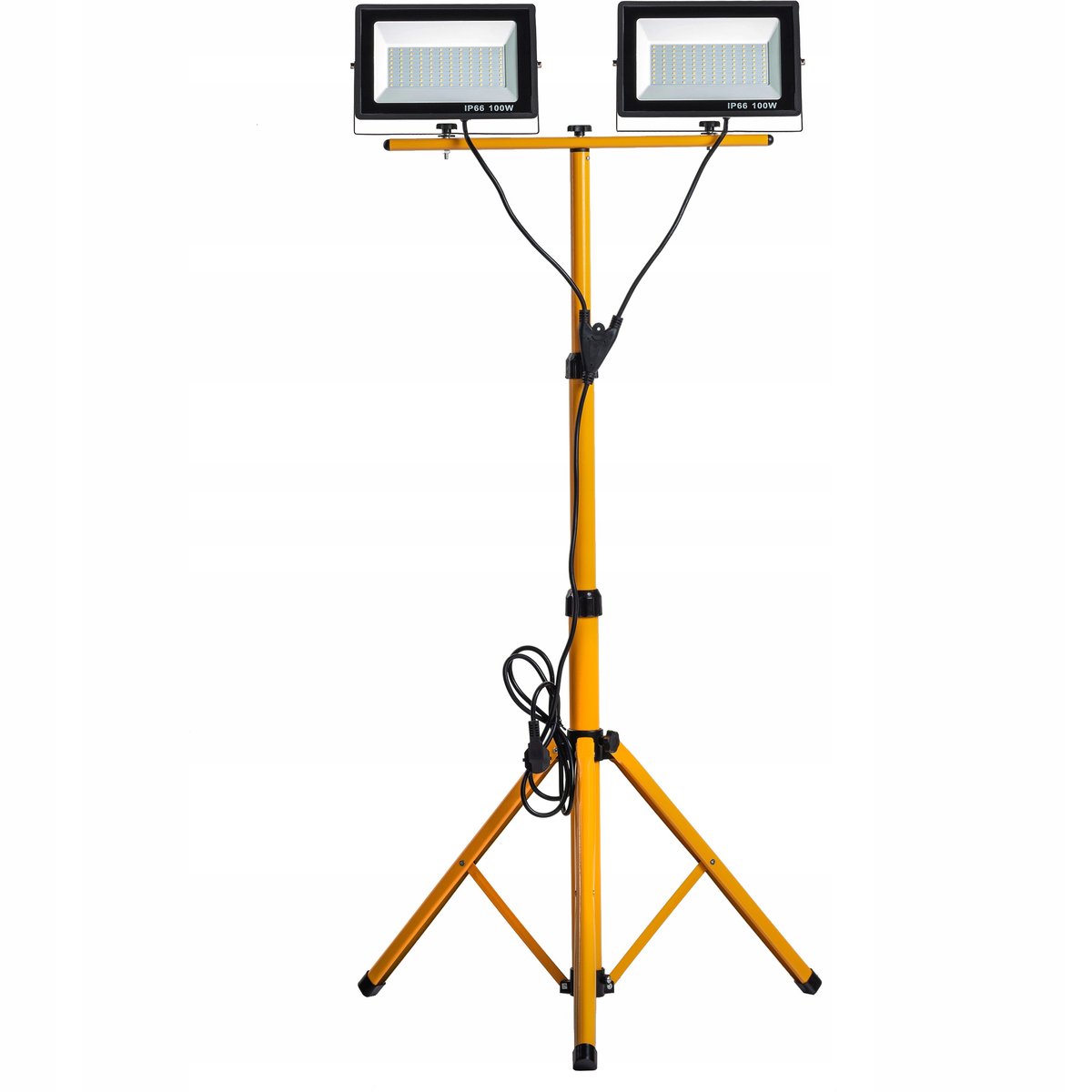 Stojak 2x 100W naświetlacz HALOGEN SLIM z wtyczką