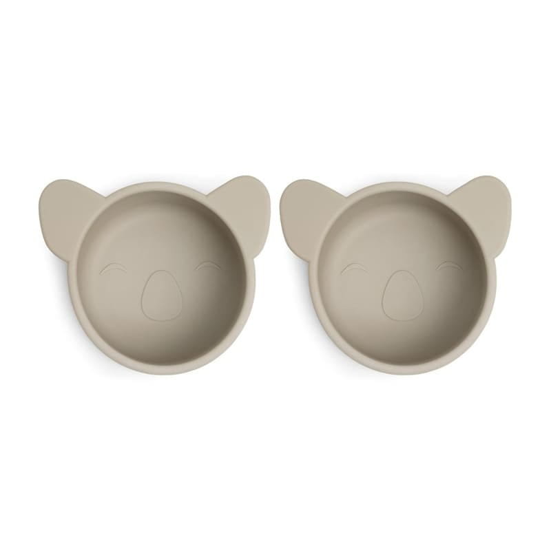 2 Miseczki Silikonowe Na Przekąski Koala Cobblestone Nuuroo