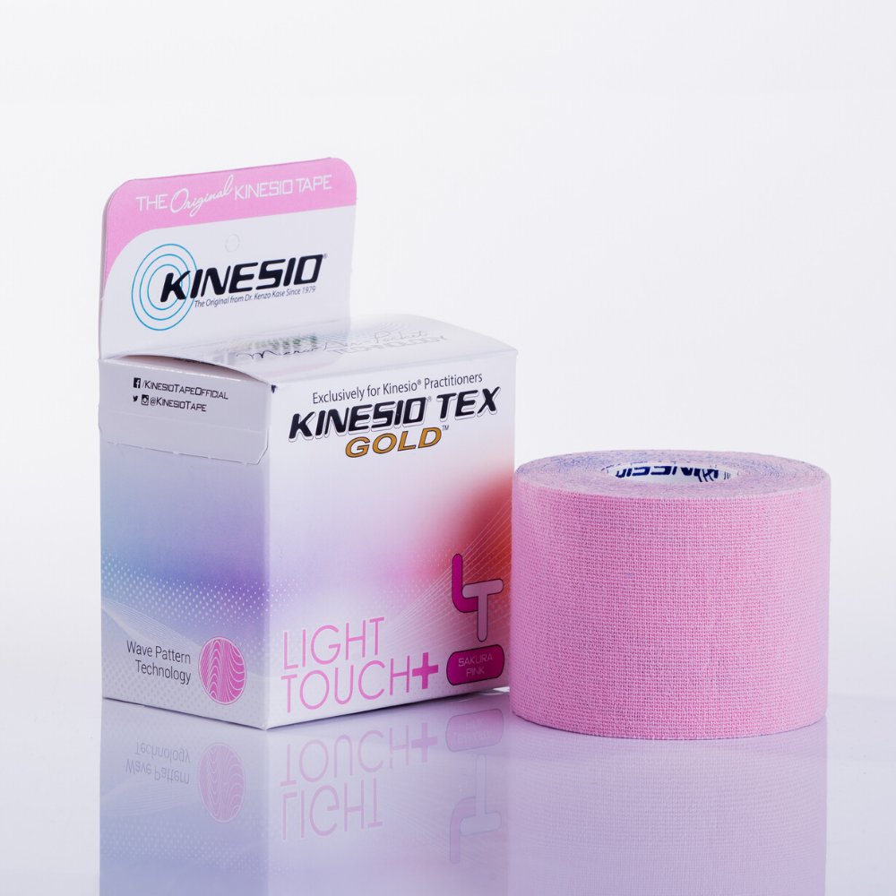 Taśma Kinesio Tex Gold Light Touch + Kinesiotaping Różowy