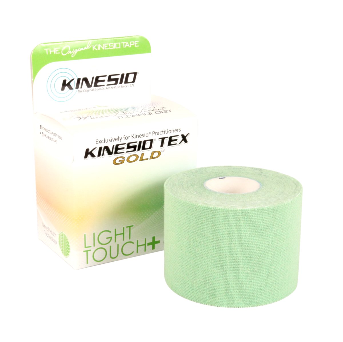 Taśma Kinesio Tex Gold Light Touch + Kinesiotaping Zielony