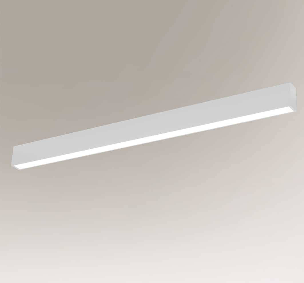 Shilo oprawa sufitowa LED Numata 16W 2800lm 3000K liniowa 100cm biała 1963