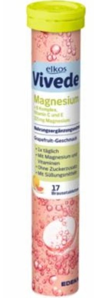 Elkos, tabletki musujące Vivede Magnesium, 17 sztuk