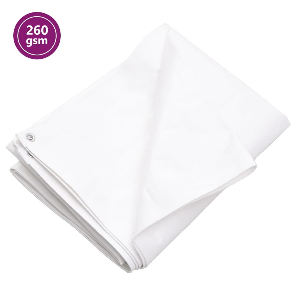 Lumarko Plandeka, 260 g/m², 3x4 m, biała, HDPE!