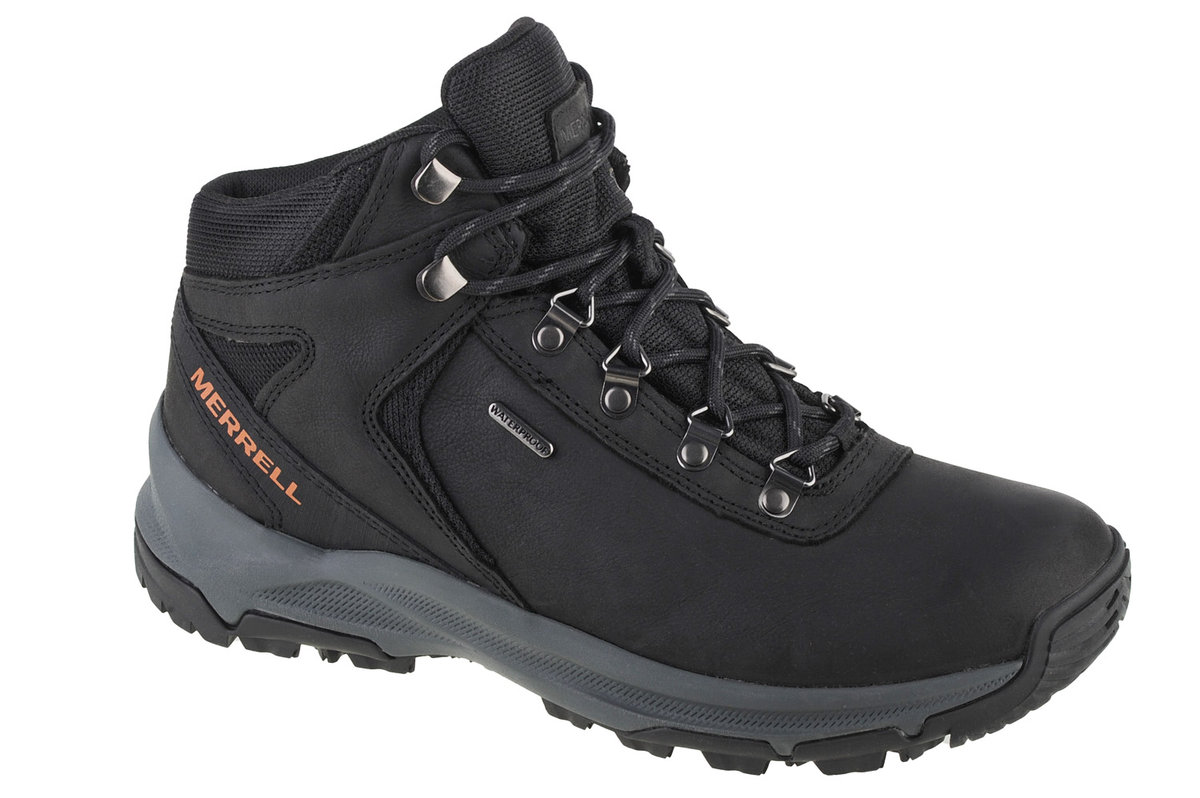 Merrell Erie Mid LTR WP, Buty trekkingowe męskie, Czarny, 45 EU