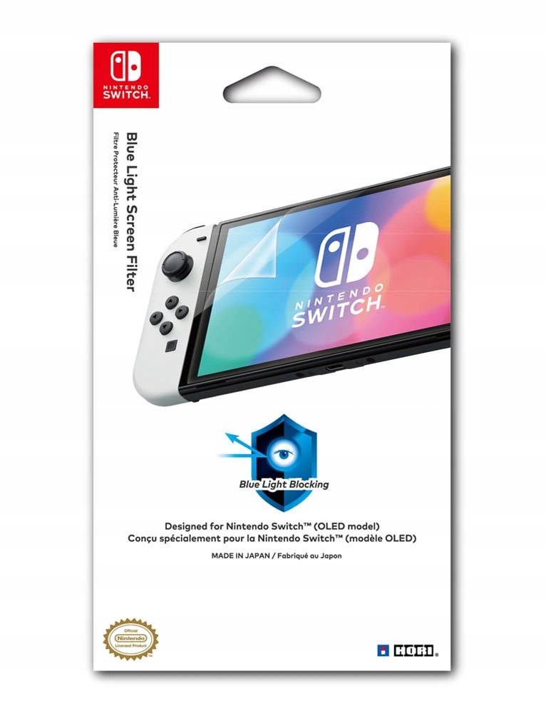 Фото - Аксесуар для приставки Nintendo Hori SWITCH OLED Folia na ekran z filtrem - darmowy odbiór w 22 miastach i 