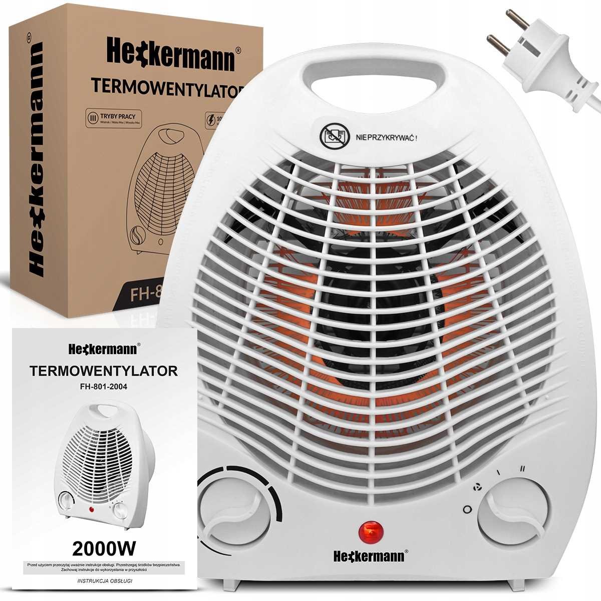 Heckermann Termowentylator Fh-801-2004