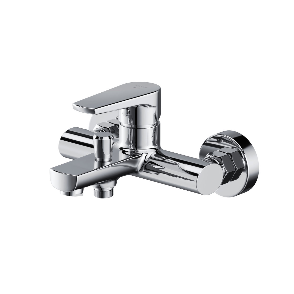 Cersanit Moduo bateria wannowo-prysznicowa ścienna chrom S951-346 S951-346